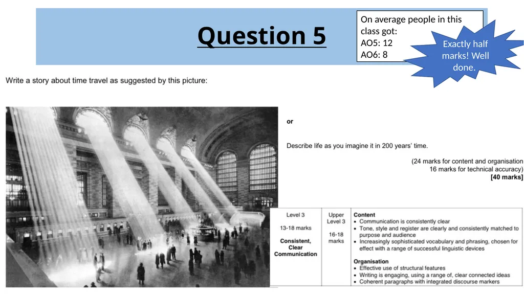 November Paper 1 Exam Question 1 Read again the - slide 20 of 23
