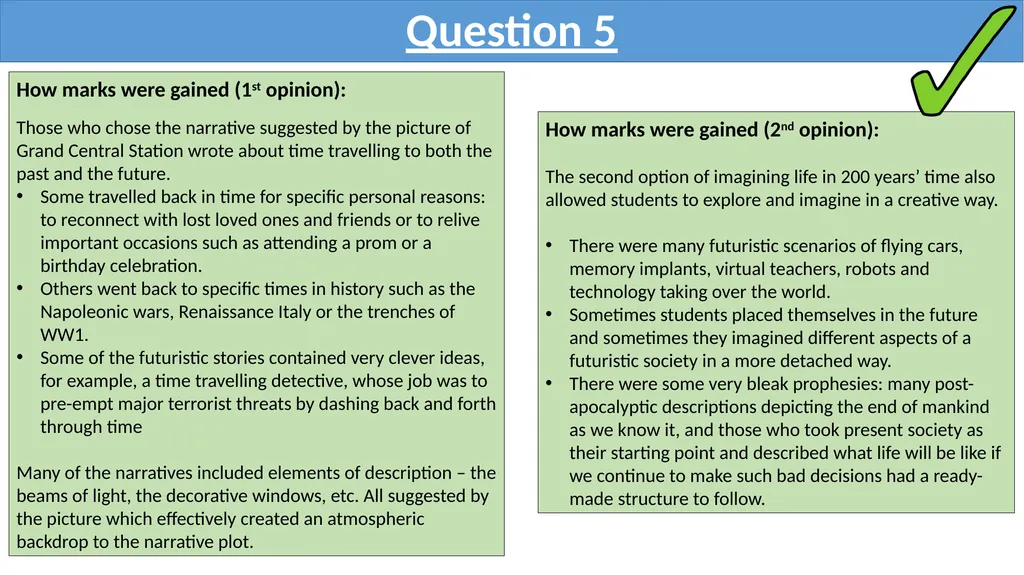November Paper 1 Exam Question 1 Read again the - slide 23 of 23