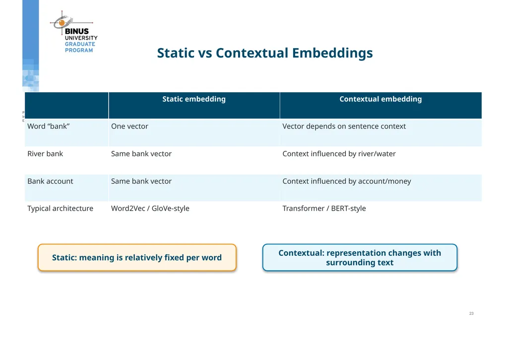 COMP9019046 Semantic Representation, Tokenization - slide 44 of 47