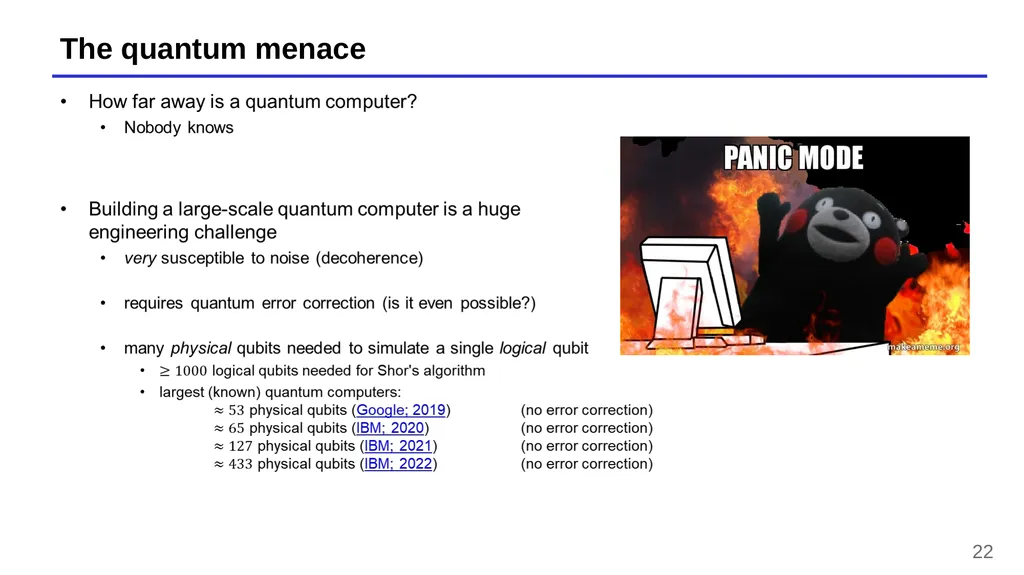 Lecture 13 – Quantum computers, Shor’s algorithm, - slide 22 of 34