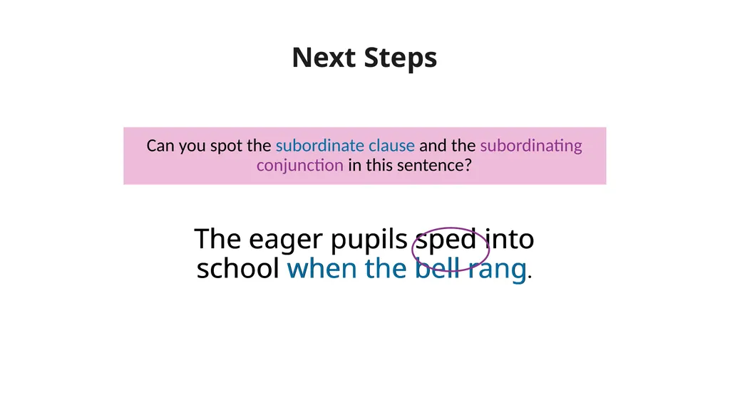 What is a conjunction? A conjunction links two or - slide 12 of 20