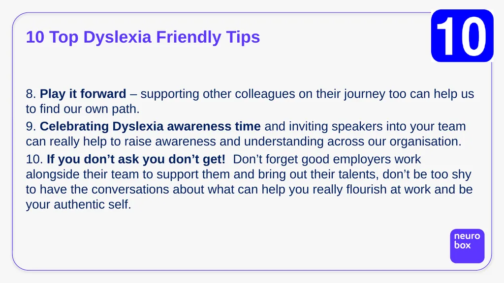 A Deep Dive into Dyslexia Presented by Donna - slide 27 of 30