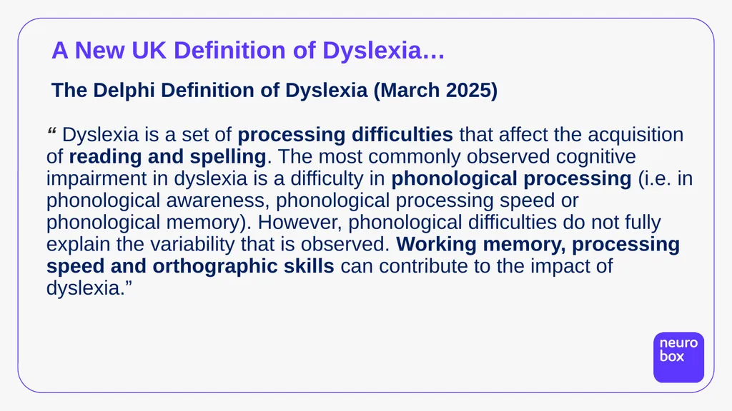 A Deep Dive into Dyslexia Presented by Donna - slide 5 of 30