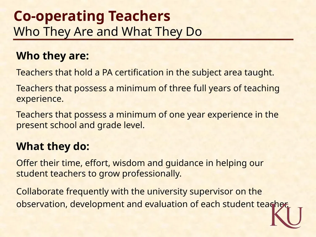 Welcome Cooperating Teachers 2020 Welcome Student - slide 9 of 52