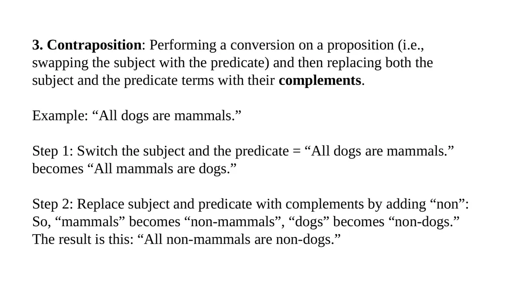 Conversion, Obversion, & Contraposition The - slide 20 of 23