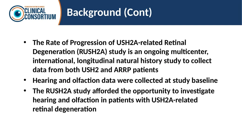 Auditory and olfactory findings in patients with - slide 5 of 26