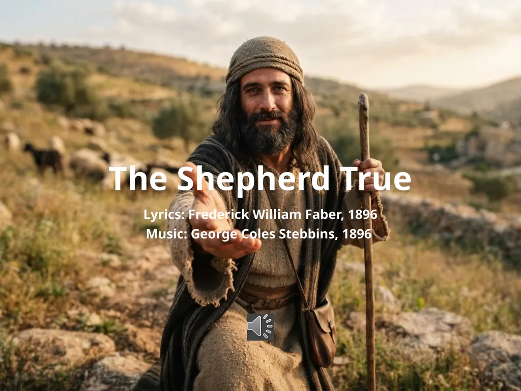The Shepherd True Lyrics: Frederick William Faber, - slide 1 of 9