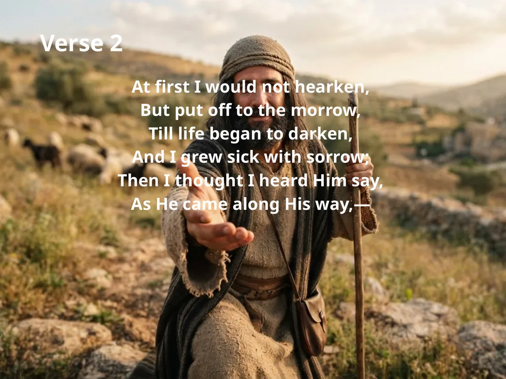 The Shepherd True Lyrics: Frederick William Faber, - slide 4 of 9