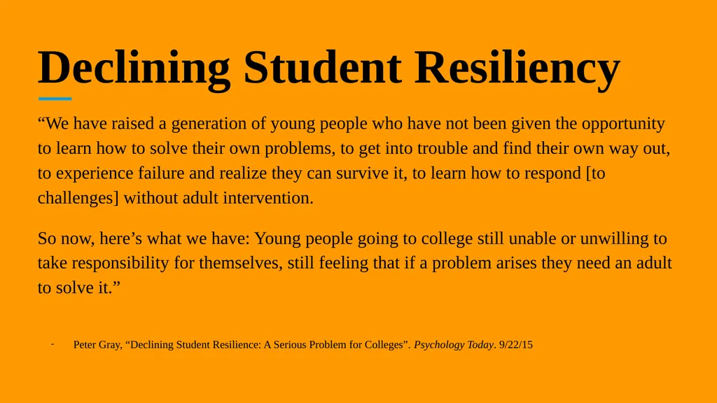 Building GRIT & RESILIENCE A Focus on Student - slide 6 of 25