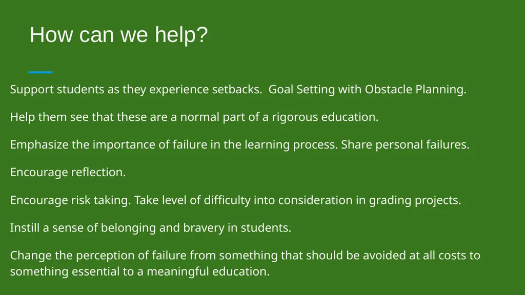 Building GRIT & RESILIENCE A Focus on Student - slide 8 of 25