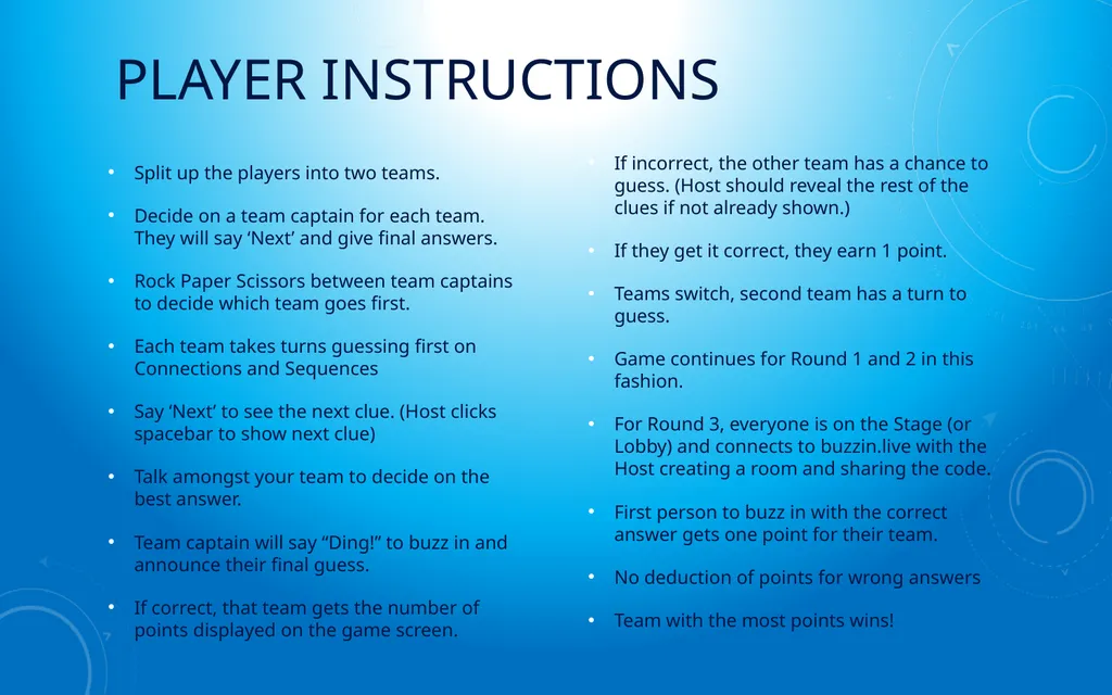 JUST Connect Created by Amy Fisher Player - slide 2 of 55