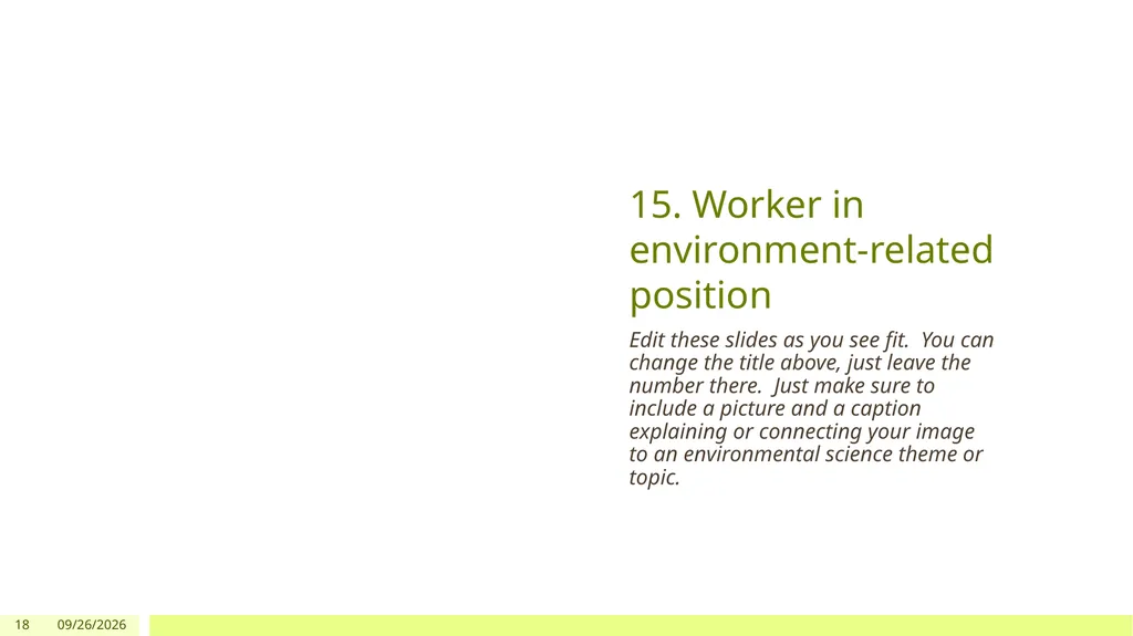 AP Environmental Science Scavenger Hunt Summer - slide 18 of 27
