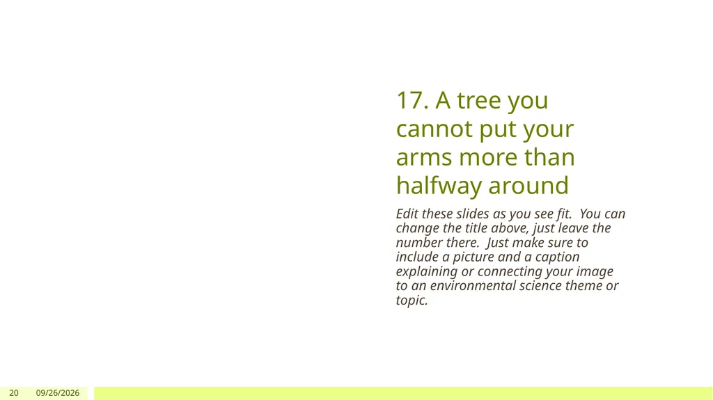 AP Environmental Science Scavenger Hunt Summer - slide 20 of 27