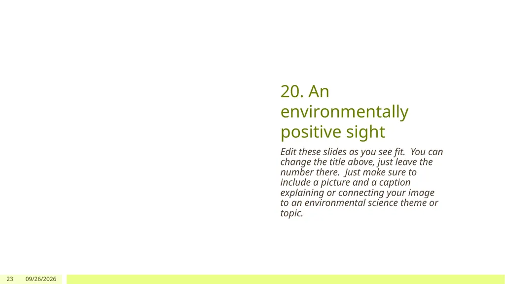 AP Environmental Science Scavenger Hunt Summer - slide 23 of 27