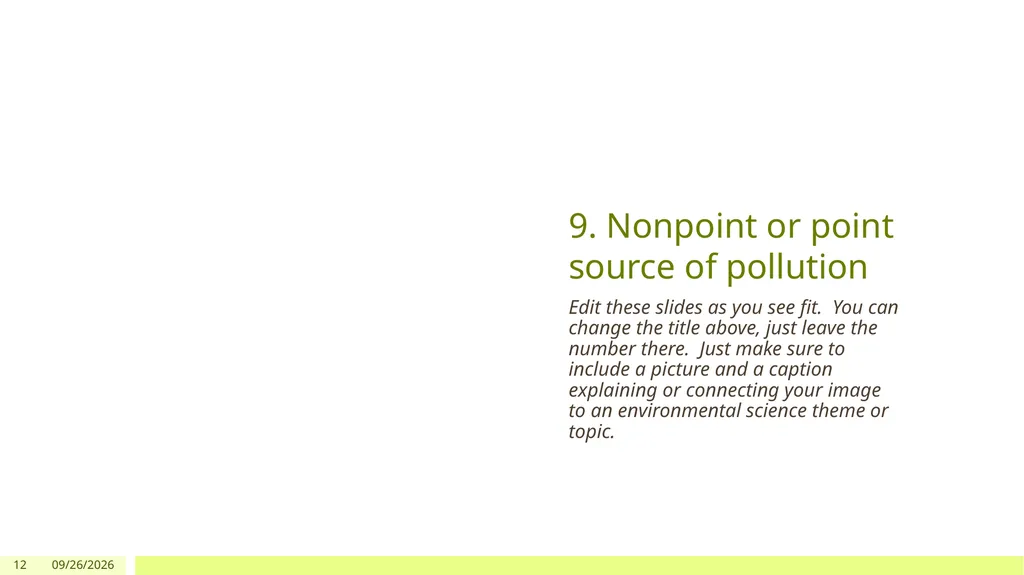 AP Environmental Science Scavenger Hunt Summer - slide 12 of 27