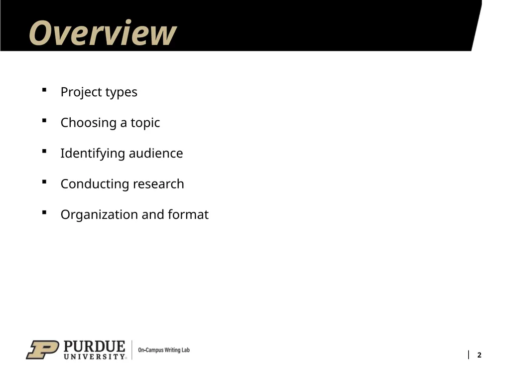 Analytical Research Projects 1 Basic Elements of - slide 2 of 13