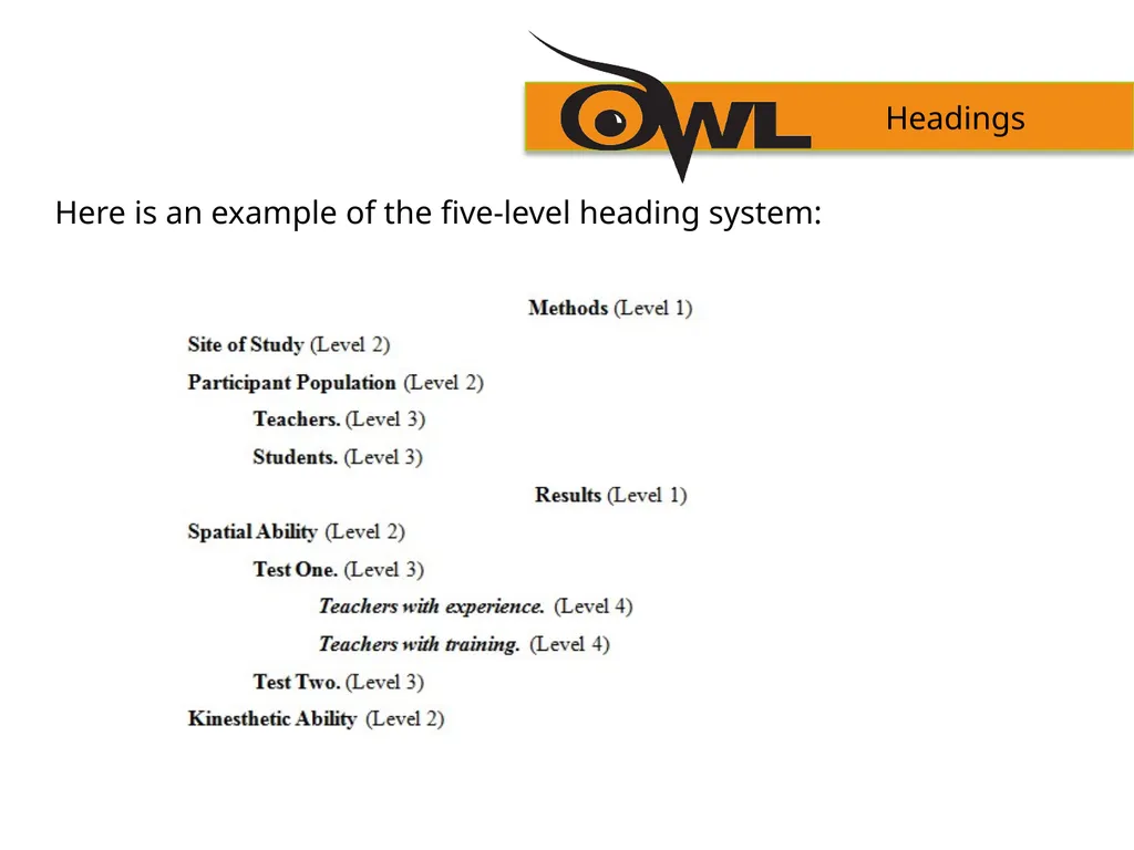 APA Formatting and Style Guide Purdue OWL staff - slide 34 of 38