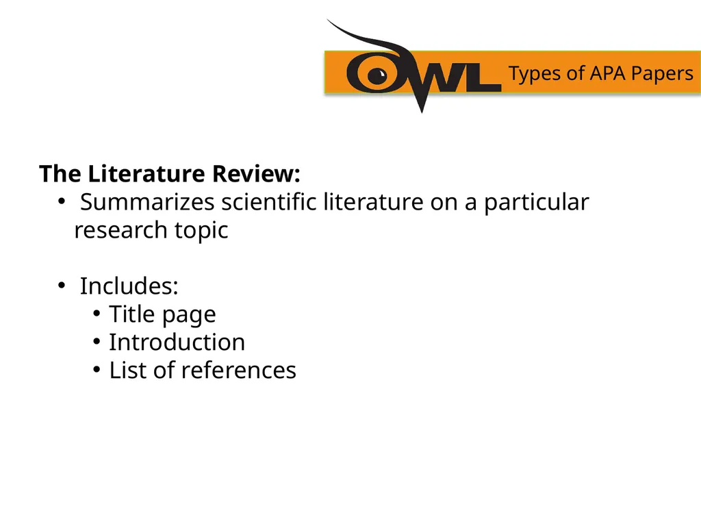 APA Formatting and Style Guide Purdue OWL staff - slide 5 of 38