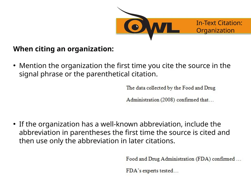APA Formatting and Style Guide Purdue OWL staff - slide 29 of 38