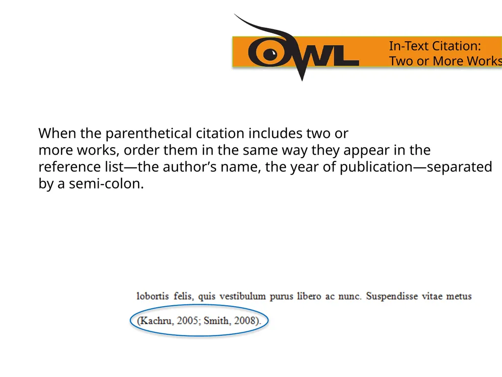 APA Formatting and Style Guide Purdue OWL staff - slide 24 of 38