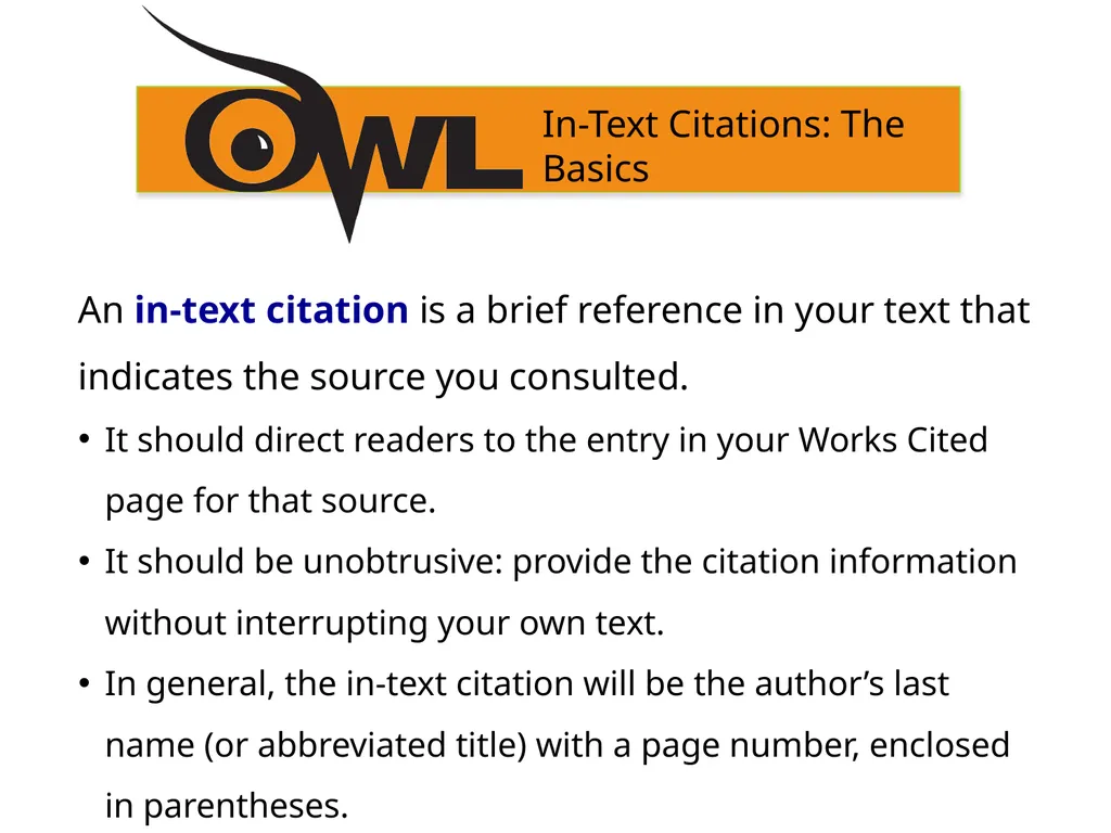 MLA 8th Edition Formatting and Style Guide Purdue - slide 8 of 33