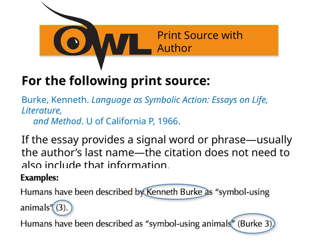 MLA 8th Edition Formatting and Style Guide Purdue - slide 10 of 33