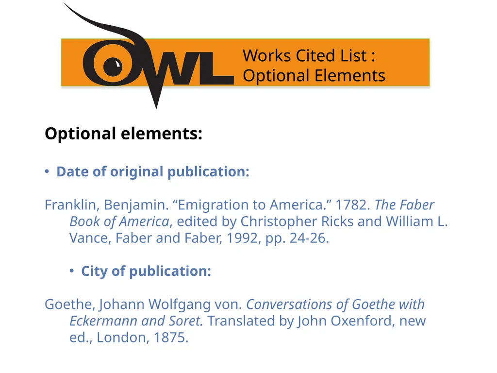 MLA 8th Edition Formatting and Style Guide Purdue - slide 30 of 33