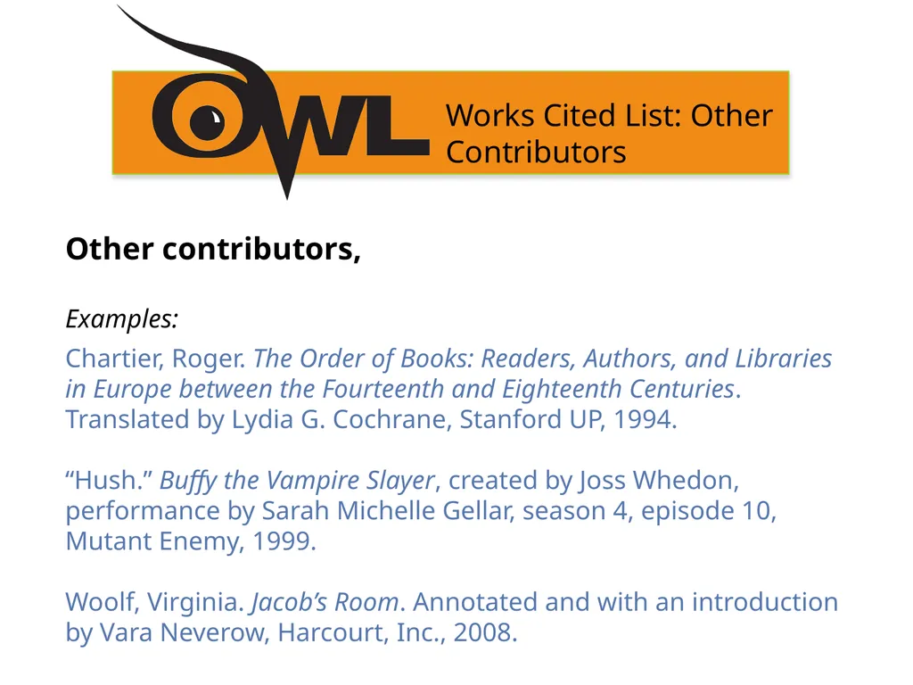MLA 8th Edition Formatting and Style Guide Purdue - slide 25 of 33