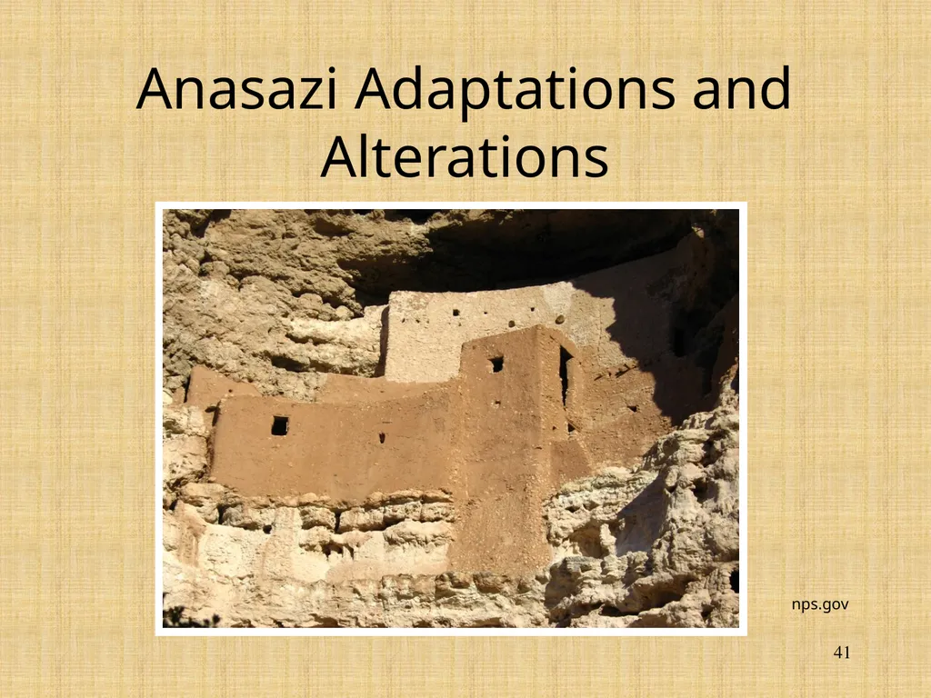 The Mogollon, the Anasazi, and the Hohokam - slide 41 of 62