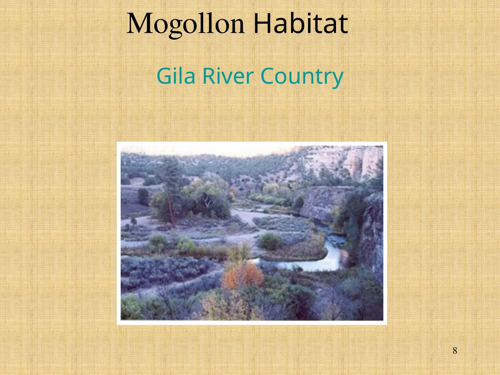The Mogollon, the Anasazi, and the Hohokam - slide 8 of 62