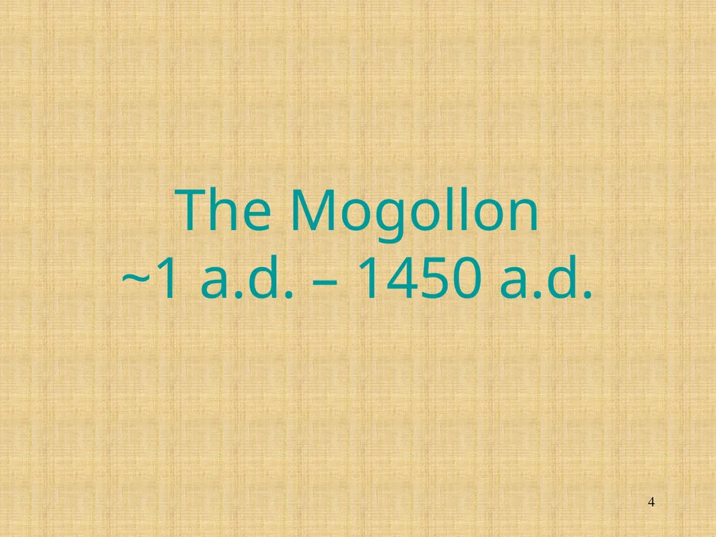 The Mogollon, the Anasazi, and the Hohokam - slide 4 of 62