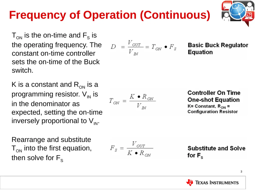 Buck Regulator Architectures 4.4 Constant On Time - slide 3 of 15