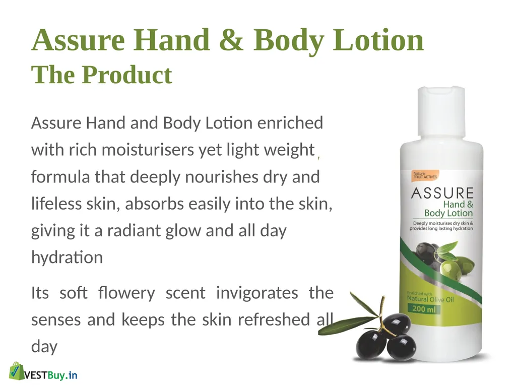Why do we need a Hand & Body Lotion? The - slide 4 of 10
