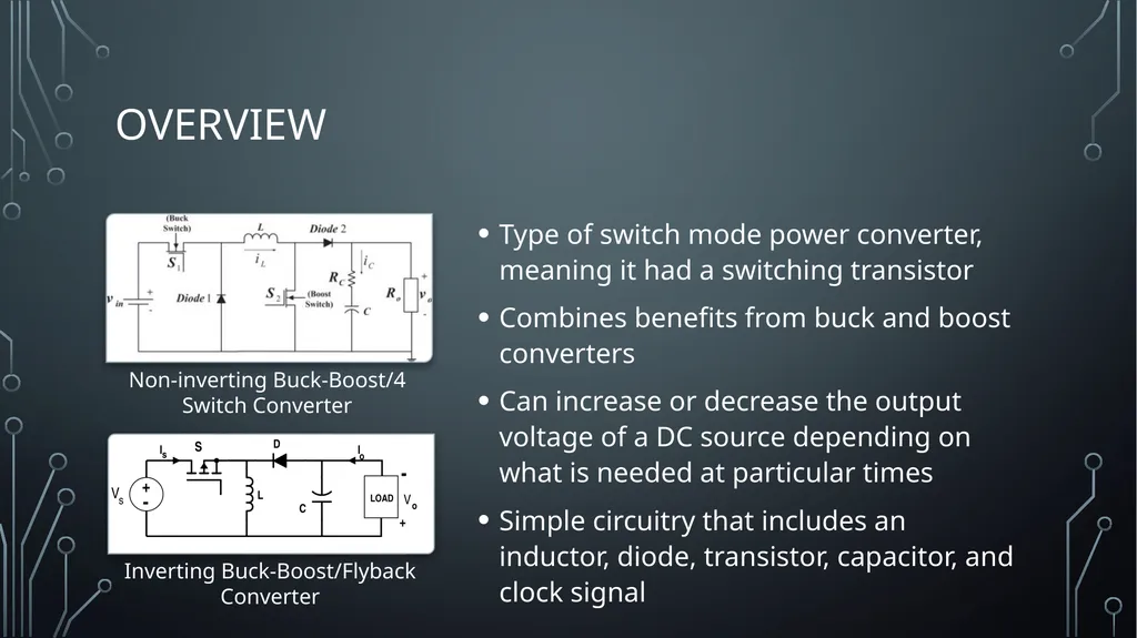 Buck boost converter GT ECE academic lab Slides by - slide 2 of 9