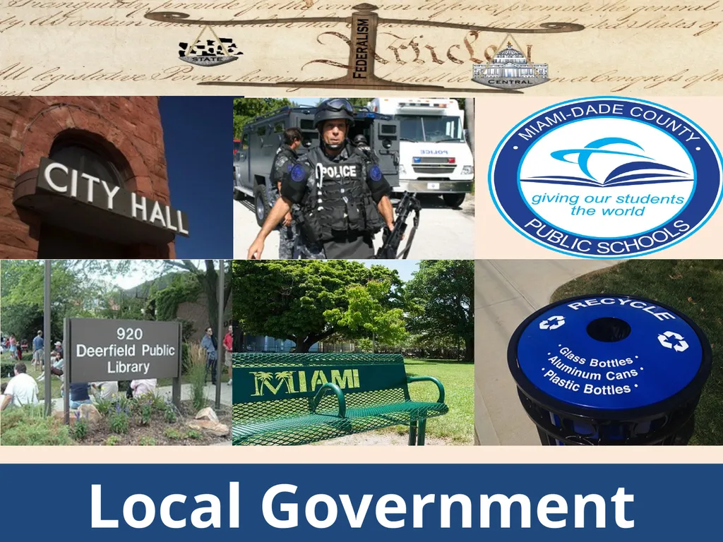Federalism: Federal, state and local governments - slide 8 of 45