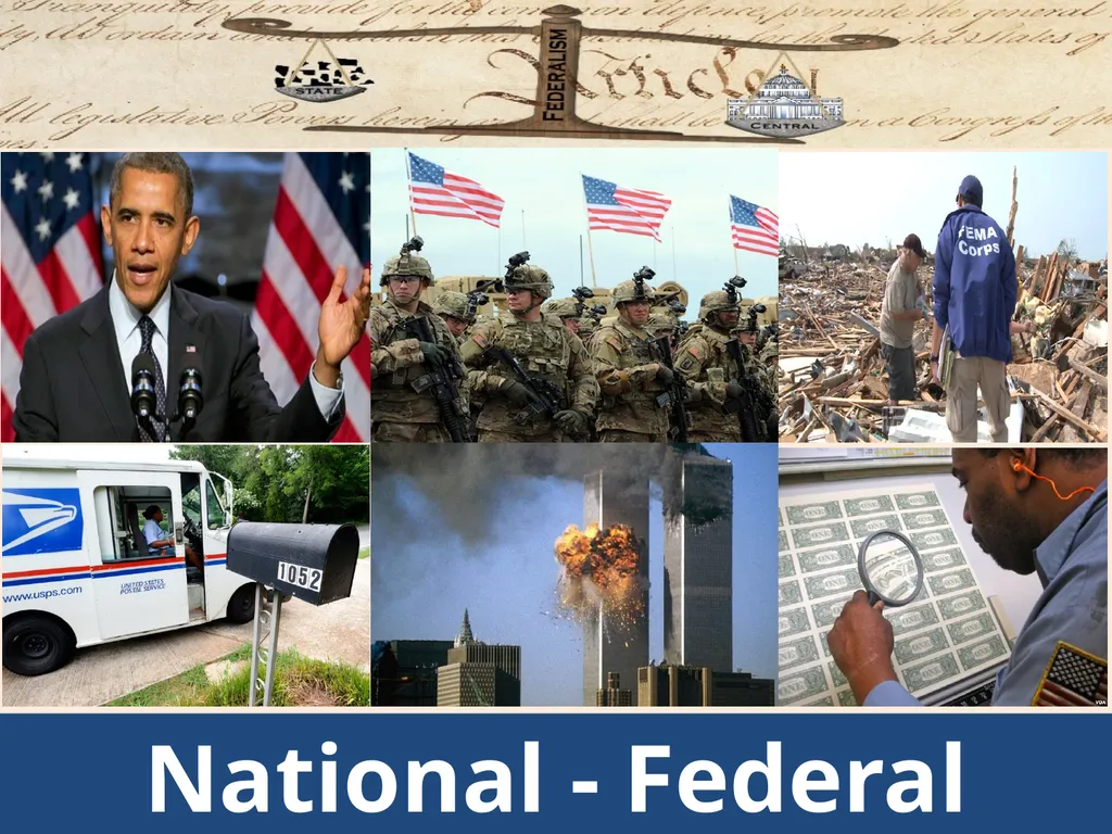 Federalism: Federal, state and local governments - slide 6 of 45