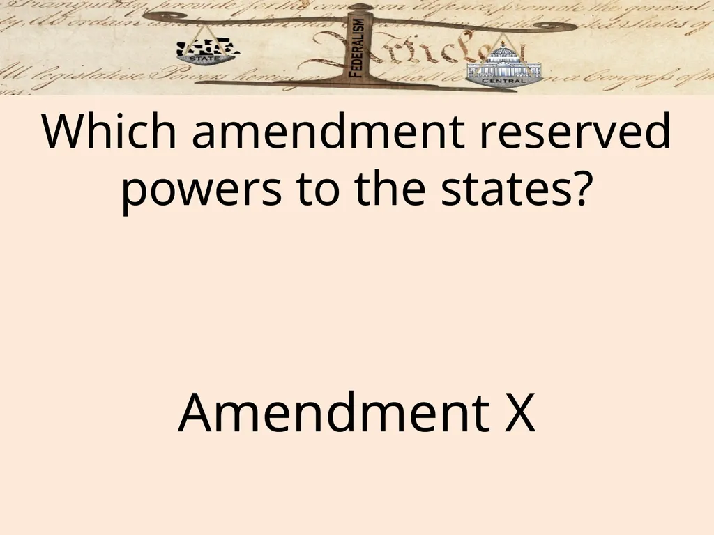 Federalism: Federal, state and local governments - slide 37 of 45