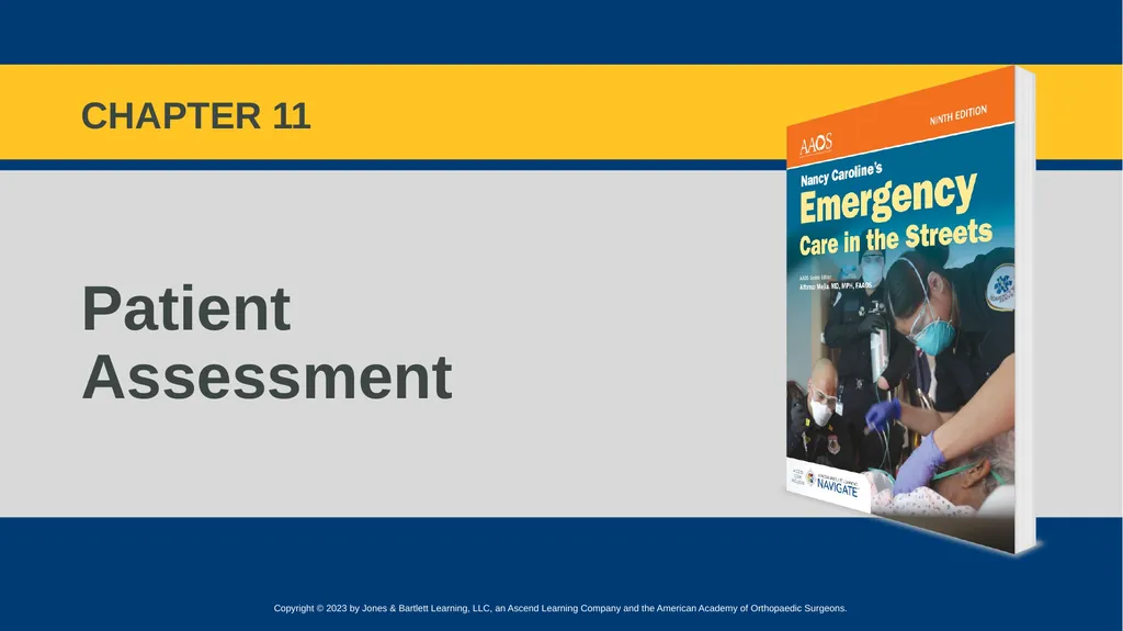 Patient Assessment CHAPTER 11 Skill Drill 11-1 - slide 1 of 40