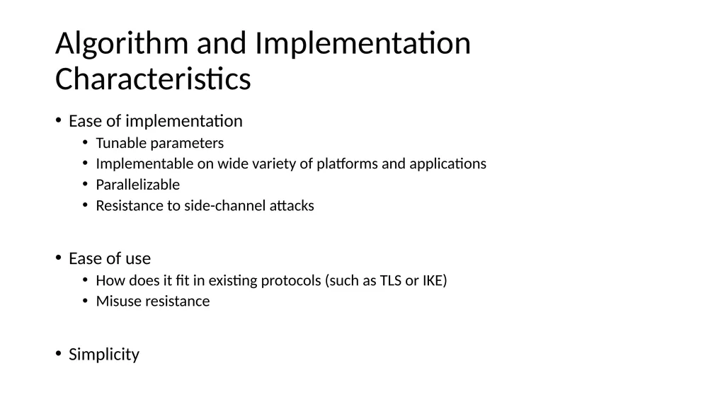 So what? Objectives Examine quantum-resistant - slide 13 of 15