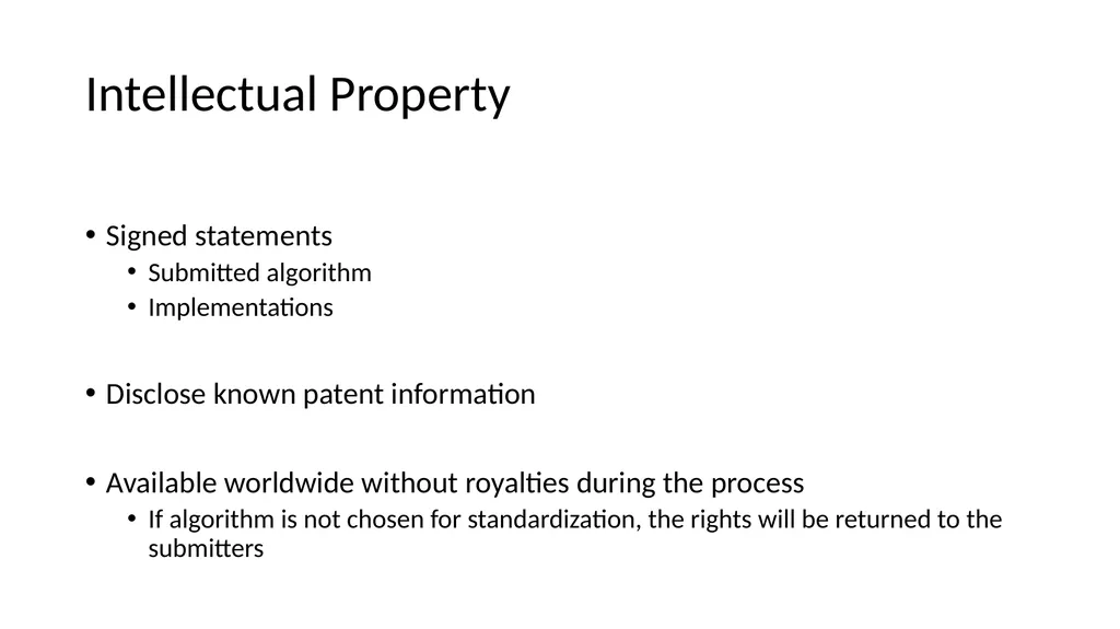 So what? Objectives Examine quantum-resistant - slide 9 of 15