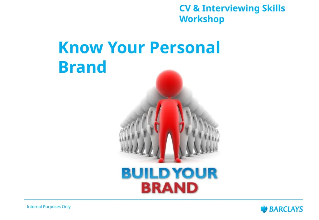 Barclays Internal Audit LifeSkills Event CV & - slide 6 of 43