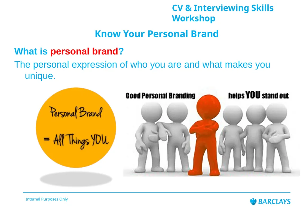 Barclays Internal Audit LifeSkills Event CV & - slide 7 of 43