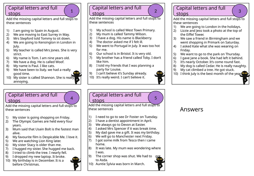 Whole School SPaG Starters Sample Ⓒ Vocabulary - slide 9 of 44