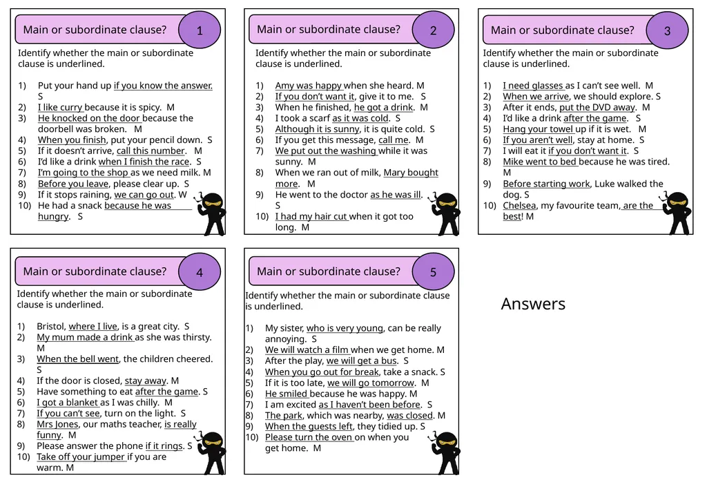 Whole School SPaG Starters Sample Ⓒ Vocabulary - slide 23 of 44