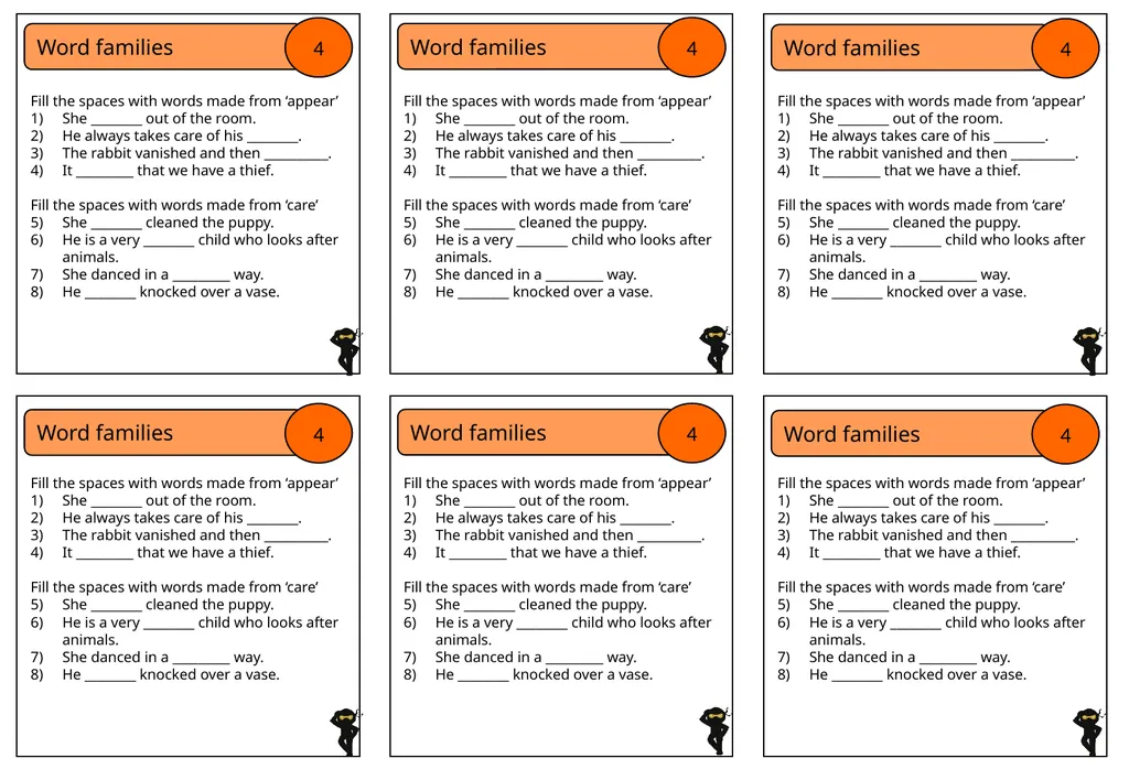 Whole School SPaG Starters Sample Ⓒ Vocabulary - slide 42 of 44