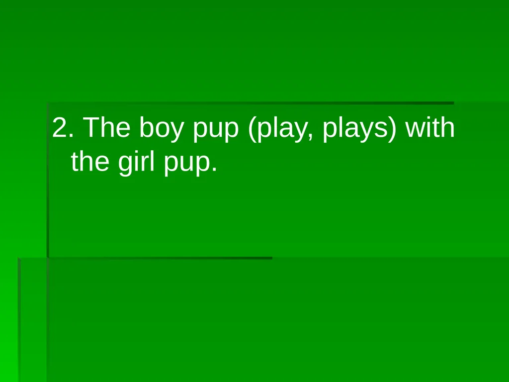 Subject/Verb Agreement A singular subject needs a - slide 59 of 73