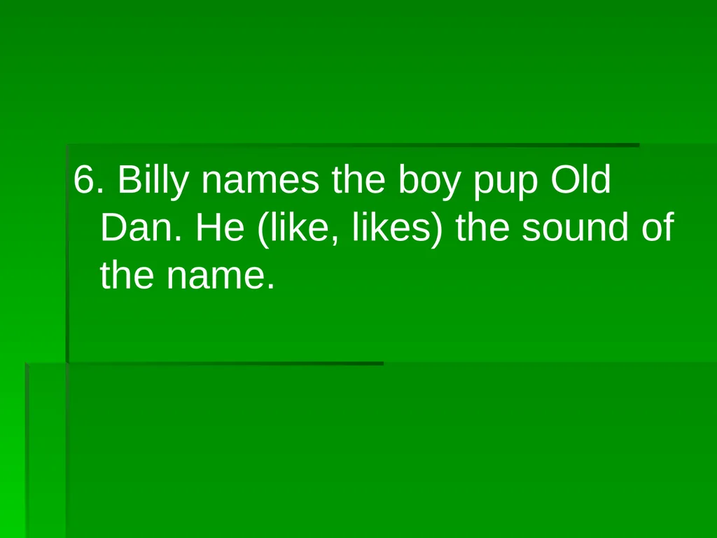 Subject/Verb Agreement A singular subject needs a - slide 63 of 73