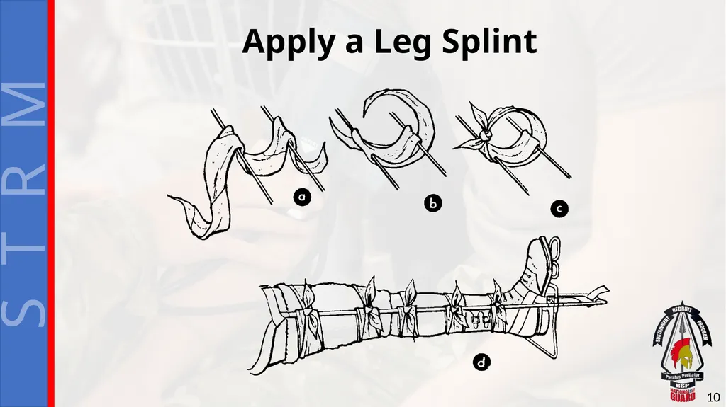 Perform First Aid for Bleeding Extremity and - slide 10 of 14