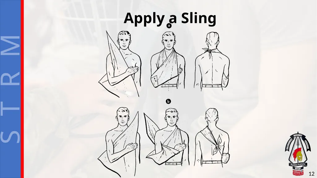 Perform First Aid for Bleeding Extremity and - slide 12 of 14