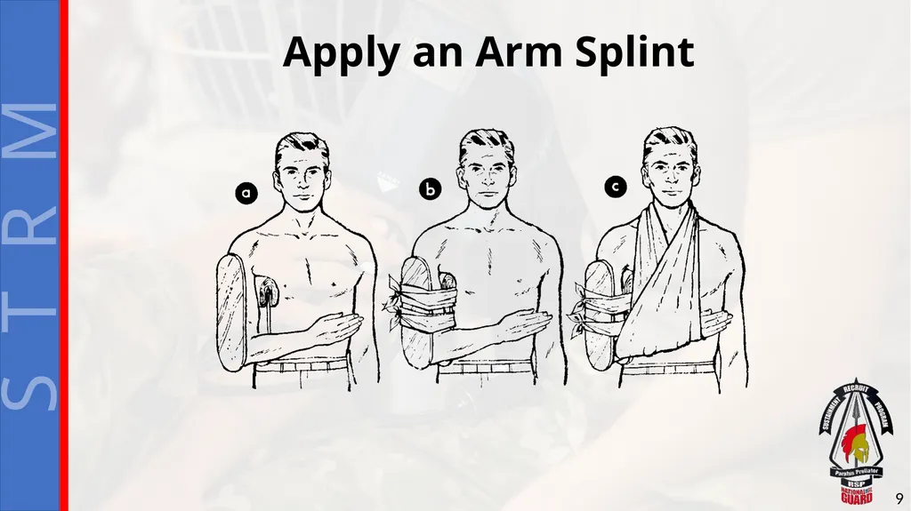Perform First Aid for Bleeding Extremity and - slide 9 of 14
